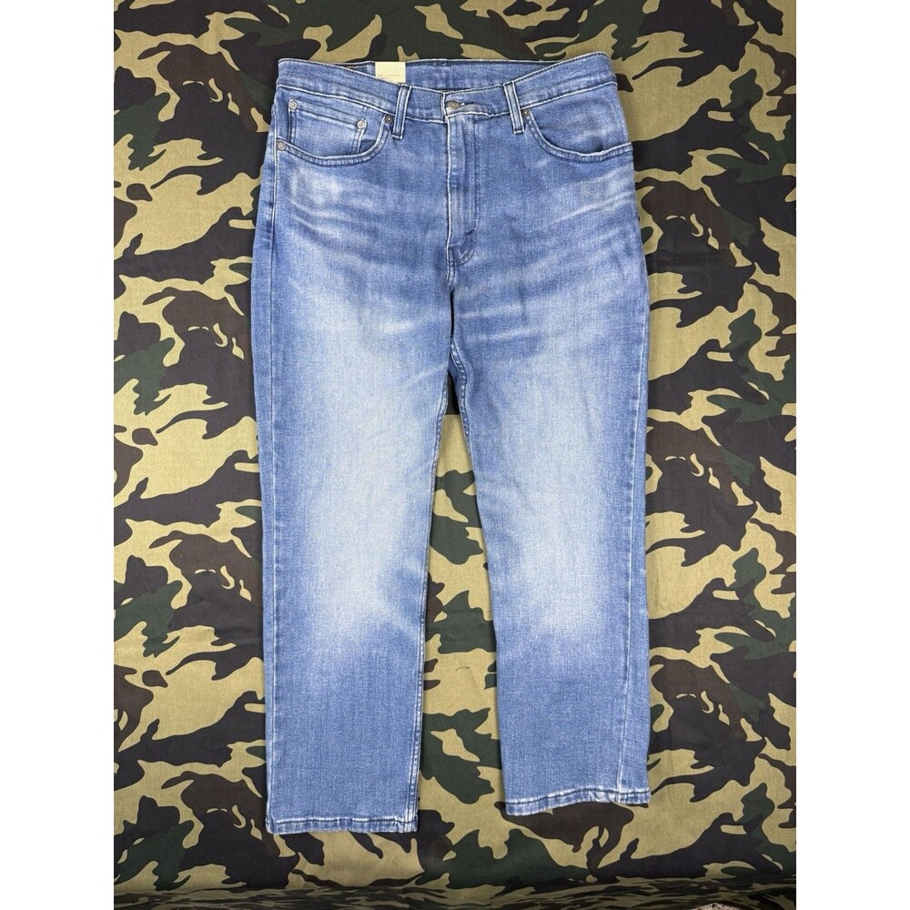 NEW Levis Jeans Mens 34x34 Blue Denim Pants 514 Regular Fit Straight Leg Cotton